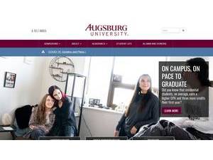 Augsburg University's Website Screenshot