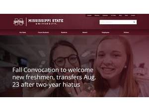 Mississippi State University's Website Screenshot