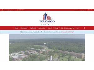 Tougaloo College's Website Screenshot