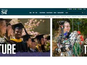 Missouri University of Science and Technology's Website Screenshot