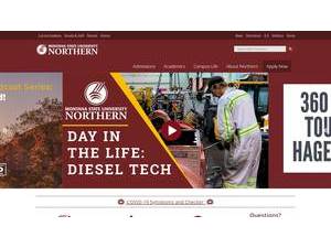 Montana State University-Northern's Website Screenshot
