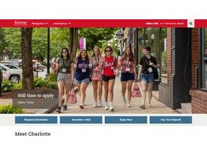 Keene State College's Website Screenshot