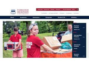 Fairleigh Dickinson University's Website Screenshot