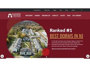 Ramapo College of New Jersey's Website Screenshot