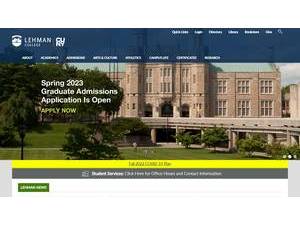 Lehman College, CUNY's Website Screenshot