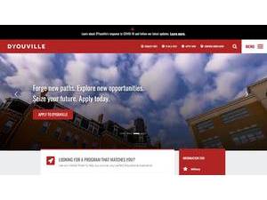 D'Youville College's Website Screenshot