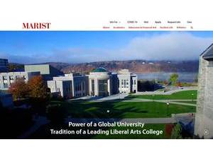 Marist College's Website Screenshot