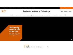 Rochester Institute of Technology's Website Screenshot