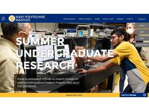 SUNY Polytechnic Institute's Website Screenshot