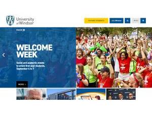 University of Windsor's Website Screenshot