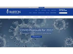Barton College's Website Screenshot