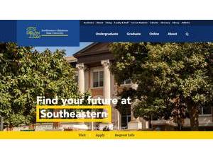 Southeastern Oklahoma State University's Website Screenshot