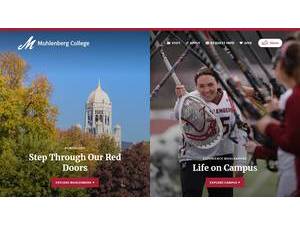 Muhlenberg College's Website Screenshot