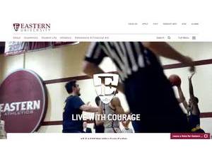 Eastern University's Website Screenshot