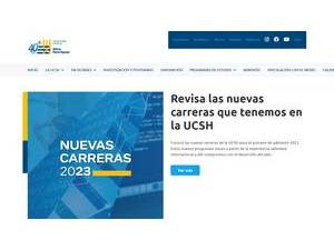 Universidad Católica Silva Henriquez's Website Screenshot
