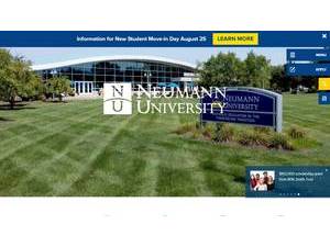 Neumann University's Website Screenshot