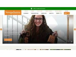 Susquehanna University's Website Screenshot