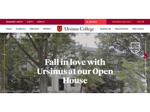 Ursinus College's Website Screenshot