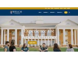Welch College's Website Screenshot