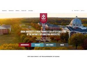 Union University's Website Screenshot