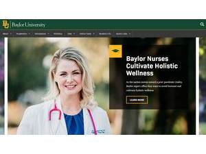 Baylor University's Website Screenshot