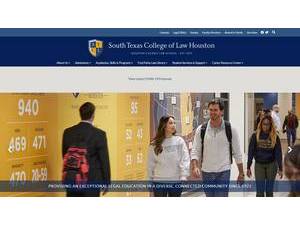 South Texas College of Law's Website Screenshot