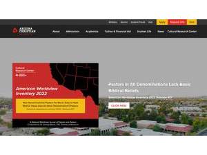 Arizona Christian University's Website Screenshot