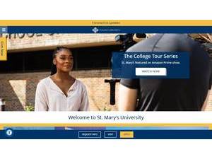 St. Mary's University's Website Screenshot