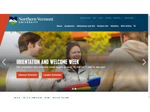 Vermont State University's Website Screenshot