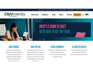 City University of Seattle's Website Screenshot