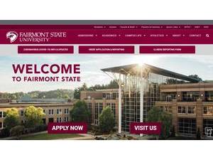 Fairmont State University's Website Screenshot