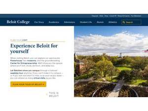 Beloit College's Website Screenshot