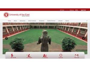 University of the East's Website Screenshot