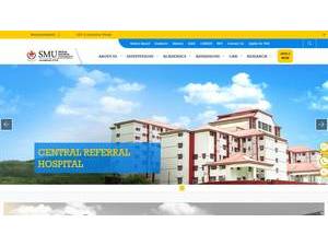 सिक्किम मणिपाल विश्वविद्यालय's Website Screenshot