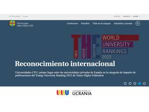Abat Oliba CEU University's Website Screenshot