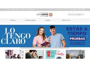 Universidad San Jorge's Website Screenshot