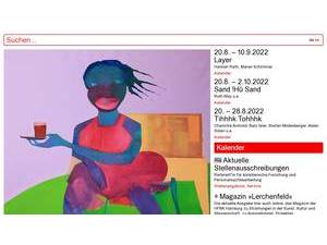 University of Fine Arts of Hamburg's Website Screenshot