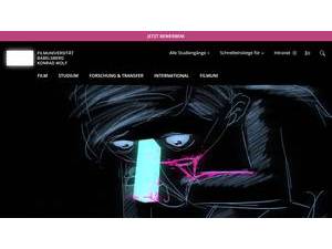 Film University Babelsberg Konrad Wolf's Website Screenshot