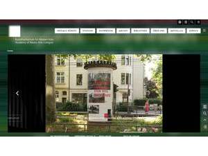 Kunsthochschule für Medien Köln's Website Screenshot