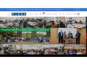 پاکستان انسٹی ٹیوٹ آف انجینئرنگ اینڈ اپلائیڈ سائنسز's Website Screenshot