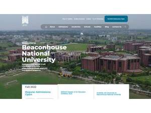 Beaconhouse National University's Website Screenshot