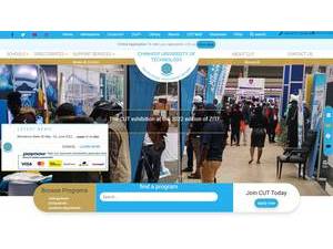 Chinhoyi University of Technology's Website Screenshot