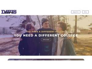 Davis College's Website Screenshot