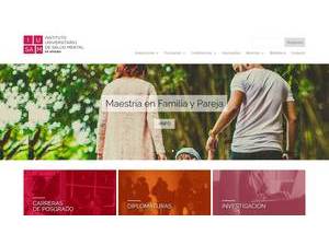 Instituto Universitario de Salud Mental's Website Screenshot