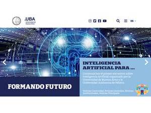 University of Buenos Aires's Website Screenshot