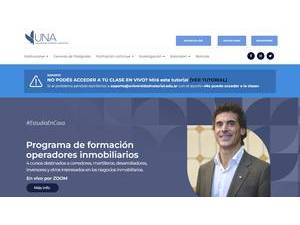 Notarial Argentina University's Website Screenshot