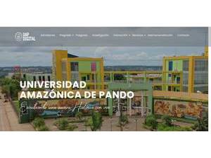 Amazonian University of Pando's Website Screenshot