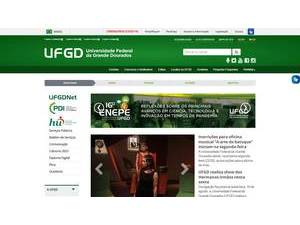 Federal University of Grande Dourados's Website Screenshot