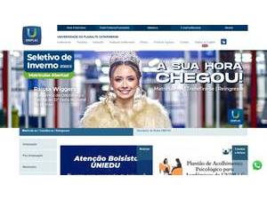 Universidade do Planalto Catarinense's Website Screenshot
