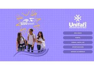 Federal University of Alfenas's Website Screenshot